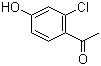 2'-Chloro-4'-hydroxyacetophenone molecular structure (CAS 68301-59-7)