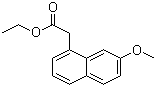 structure of CAS# 6836-21-1, 7-Methoxy-1-naphthaleneacetic acid ethyl ester