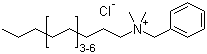 Benzalkonium chloride molecular structure (CAS 68391-01-5)