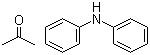 结构式 CAS# 68412-48-6, 2-丙酮二苯胺反应产物