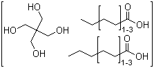 C5-10 Fatty acids esters with pentaerythritol molecular structure (CAS 68424-31-7)