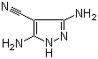 3,5-Diamino-1H-pyrazole-4-carbonitrile molecular structure (CAS 6844-58-2)
