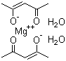 structure of CAS# 68488-07-3, Magnesium acetylacetonate dihydrate;Bis(acetylacetonato)magnesium dihydrate