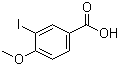 结构式 CAS# 68507-19-7, 3-碘-4-甲氧基苯甲酸