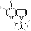 4-Chloro-5-fluoro-1-[tris(1-methylethyl)silyl]-1H-pyrrolo[2,3-b]pyridine molecular structure (CAS 685513-94-4)