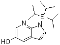 structure of CAS# 685514-01-6, 1-(Triisopropylsilyl)-1H-pyrrolo[2,3-b]pyridin-5-ol;1-[Tris(1-methylethyl)silyl]-1H-pyrrolo[2,3-b]pyridin-5-ol;