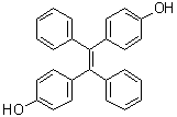 1,2-Bis(4-hydroxyphenyl)-1,2-diphenylethylene molecular structure (CAS 68578-79-0)