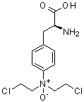 4-[Bis(2-chloroethyl)oxidoamino]-L-phenylalanine molecular structure (CAS 685847-78-3)