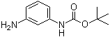 structure of CAS# 68621-88-5, (3-Aminophenyl)carbamic acid tert-butyl ester;1,1-Dimethylethyl (3-aminophenyl)carbamate; 3-(tert-Butoxycarbonylamino)aniline; Boc-m-phenylenediamine; N-(tert-Butoxycarbonyl)-benzene-1,3-diamine; tert-Butyl 3-aminophenylcarbamate