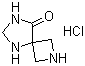 2,5,7-三氮杂螺[3.4]辛烷-8-酮盐酸盐分子结构 (CAS 686344-68-3)