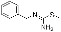 N-(Phenylmethyl)carbamimidothioic acid methyl ester molecular structure (CAS 68695-62-5)