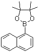 1-萘硼酸频哪醇酯分子结构 (CAS 68716-52-9)