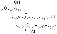 黄柏碱分子结构 (CAS 6873-13-8)