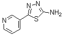 结构式 CAS# 68787-52-0, 2-氨基-5-(吡啶-3-基)-1,3,4-噻二唑