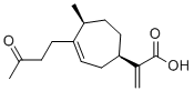 (1R-cis)-5-Methyl-alpha-methylene-4-(3-oxobutyl)-3-cycloheptene-1-acetic acid molecular structure (CAS 68799-38-2)