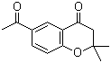 2,2-Dimethyl-6-acetyl chromanone molecular structure (CAS 68799-41-7)