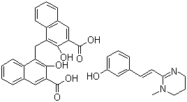 酚嘧啶扑蛲灵分子结构 (CAS 68813-55-8)