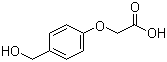 4-(Hydroxymethyl)phenoxyacetic acid molecular structure (CAS 68858-21-9)