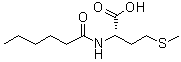 N-Hexanoyl-L-methionine molecular structure (CAS 68862-41-9)