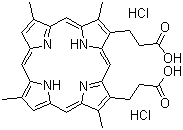 Deuteroporphyrin IX dihydrochloride molecular structure (CAS 68929-05-5)