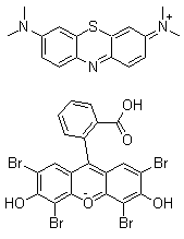 结构式 CAS# 68988-92-1, 瑞氏色素; 曙红亚甲基蓝 I