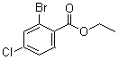 2-溴-4-氯苯甲酸乙酯分子结构 (CAS 690260-90-3)