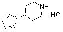 结构式 CAS# 690261-88-2, 4-(1H-1,2,3-三唑-1-基)哌啶单盐酸盐