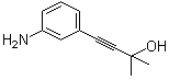 4-(3-氨基苯基)-2-甲基-3-丁炔-2-醇分子结构 (CAS 69088-96-6)