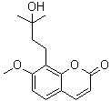8-(3-Hydroxy-3-methylbutyl)-7-methoxy-2H-1-benzopyran-2-one molecular structure (CAS 69219-24-5)
