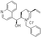 (9S)-9-Hydroxy-1-(phenylmethyl)cinchonanium chloride molecular structure (CAS 69221-14-3)