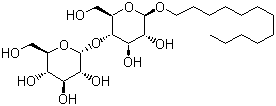 n-Dodecyl-beta-D-maltoside molecular structure (CAS 69227-93-6)