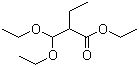 2-(Diethoxymethyl)butanoic acid ethyl ester molecular structure (CAS 69263-38-3)