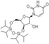 3',5'-O-(1,1,3,3-Tetraisopropyl-1,3-disiloxanediyl)uridine molecular structure (CAS 69304-38-7)