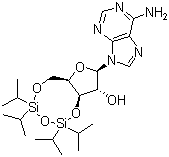3,5-O-(1,1,3,3-Tetraisopropyl-1,3-disiloxanediyl)adenosine molecular structure (CAS 69304-45-6)