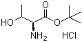 L-苏氨酸叔丁基酯盐酸盐分子结构 (CAS 69320-90-7)