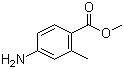 4-氨基-2-甲基苯甲酸甲酯分子结构 (CAS 6933-47-7)