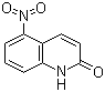 结构式 CAS# 6938-27-8, 5-硝基喹啉-2(1H)-酮