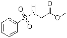 结构式 CAS# 69398-48-7, N-(苯磺酰基)甘氨酸甲酯