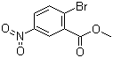Methyl 2-bromo-5-nitrobenzoate molecular structure (CAS 6942-36-5)