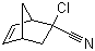 2-氯双环[2.2.1]庚-5-烯-2-甲腈分子结构 (CAS 6945-87-5)
