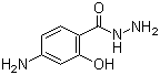4-Amino-2-hydroxybenzenecarbohydrazide molecular structure (CAS 6946-29-8)