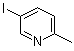 structure of CAS# 695-17-0, 5-Iodo-2-methylpyridine;5-Iodo-2-picoline; 2-Methyl-5-iodopyridine