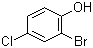 2-Bromo-4-chlorophenol molecular structure (CAS 695-96-5)