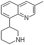 3-Methyl-8-(3-piperidinyl)quinoline molecular structure (CAS 695184-99-7)
