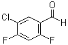结构式 CAS# 695187-29-2, 2,4-二氟-5-氯苯甲醛