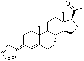3-(2,4-Cyclopentadien-1-ylidene)pregn-4-en-20-one molecular structure (CAS 6952-10-9)