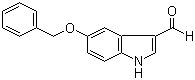 5-Benzyloxyindole-3-carboxaldehyde molecular structure (CAS 6953-22-6)