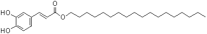 trans-Caffeic acid stearyl ester molecular structure (CAS 69573-60-0)