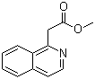 structure of CAS# 69582-93-0, Methyl 1-isoquinolylacetate;1-Isoquinolineacetic acid methyl ester