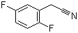 2,5-二氟苯乙腈分子结构 (CAS 69584-87-8)